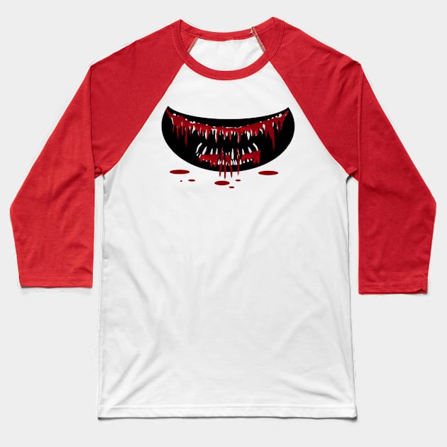 Smile if you love Halloween Baseball T-Shirt by Orchid's Art